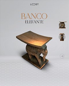 Mesa lateral oriental antigo