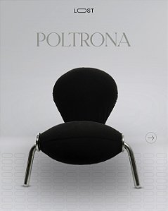Poltrona Embryo preto