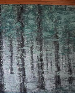 Quadro floresta verde - José de Quadros (130x170cm)