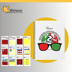 Atividades Antissupressivas Volume 2 + Óculos de Tratamento Verde e Vermelho