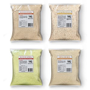 Kit Gergelim, Abobora, Girassol, Grão de Bico 100g