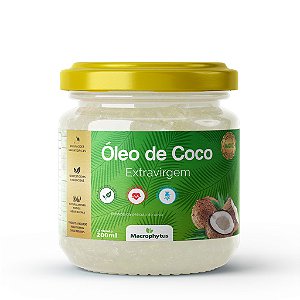 Óleo Óleo De Coco Extra Virgem  200ml Macrophytus