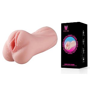 Masturbador Masculino em Cyberskin Formato Vagina e Ânus