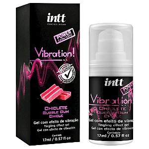 Gel Excitante Vibration Funcional 17g Sabor Chiclete