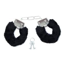 Algema Com Pelúcia  HARD Cuffs VERMELHA