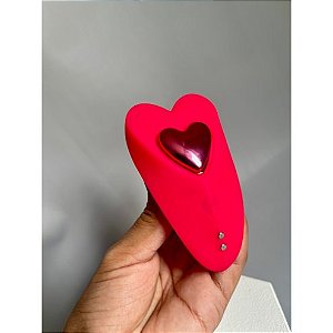 Vibrador de Calcinha com Imã Formato de Coração -  Via App