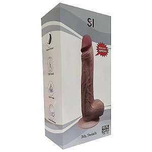 Prótese Realística com Escroto e Ventosa 18,3 X 3,4 cm