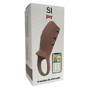 Capa Peniana com Anel - Jay -  App À Longa distância