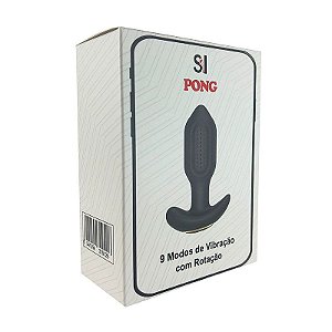 Plug Anal com Vibro e Rotação - Via APP À Longa Distância - Pong