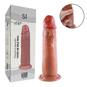 Protése Pênis Realístico com Dupla Camada - 20 x 4,7 cm