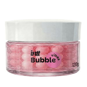 Bubble Vibes 3 em 1 Lubrificante e Excitante com Esferas e Jambu -120g Intt