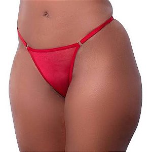 Tanga Fio Tule com Regulagem
