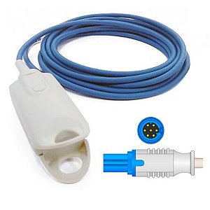 Sensor de Oximetria Adulto - Compatível DRAGER