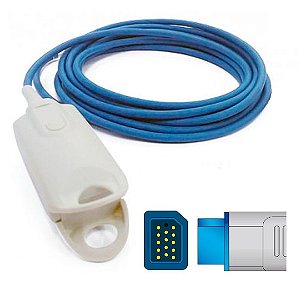 Sensor de Oximetria Adulto - Compatível NIHON KOHDEN