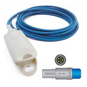 Sensor de Oximetria Adulto - Compatível FOKKUS