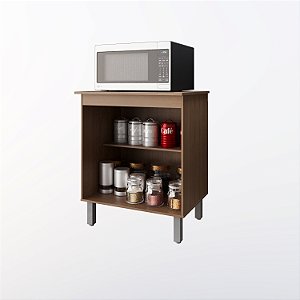 Balcão Serena 2 Portas Multiuso Cozinha Savana/Off White