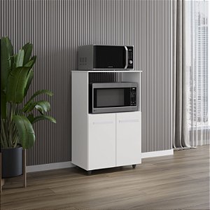 Balcão Multifuncional Tais Forno E Microondas Branco