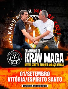 05. SEMINÁRIO KRAV MAGA: DEFESAS CONTRA AMEAÇAS E ATAQUES DE FACA - ESPIRITO SANTO