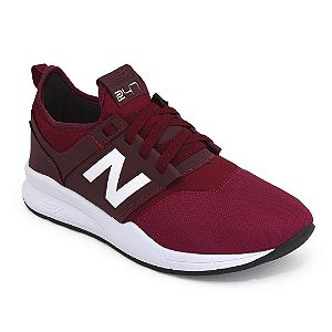 tênis masculino new balance 247 revlite bege e laranja