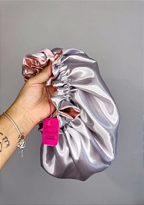 Touca Ayla | prata/rosa seco