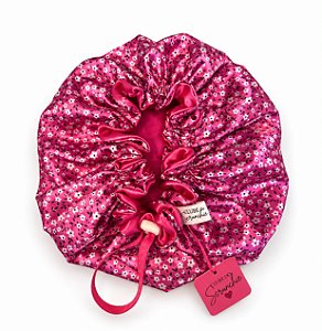 Touca Bella | pink/florzinha