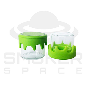 Oil Slick de vidro com tampa de silicone - 5ml