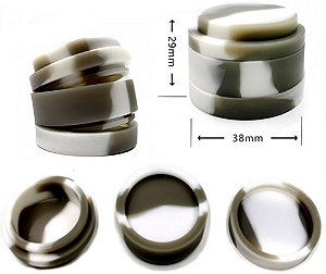 Oil Slick 9ml Redondo 2 Partes Silicone