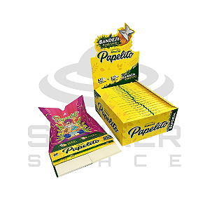 Seda - Papelito - King Size Tradicional Com Piteira e Bandeja