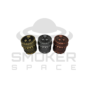 Dichavador de Metal - Caveira 4 Partes - Na Boa