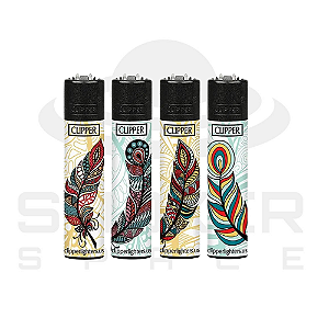 Isqueiro - Clipper - Feathers (Penas)