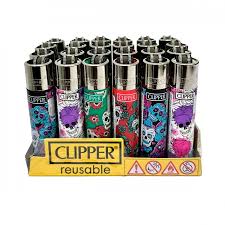 Isqueiro - Clipper - Caveiras