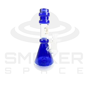 Bong de Vidro - Abduzido - Gold Line - Bonnie Blue - Pequeno