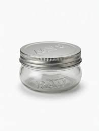 Pote de Vidro Hermético - RAW - Mason Jar 6Oz - 177 ml