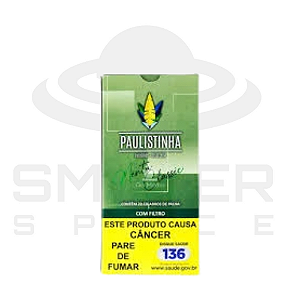 Cigarro de Palha - Palheiros Paulistinha - Classic Menta com Filtro