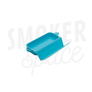 Cuia de Silicone - Silly Dog - Tray Base - Azul