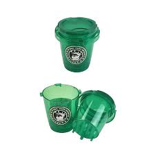 Dichavador Plástico- Copo Starbucks - 3 Partes - Verde