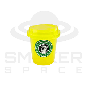 Dichavador Plástico- Copo Starbucks - 3 Partes - Amarelo