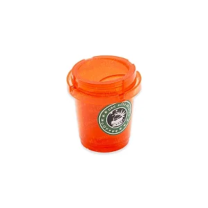 Dichavador Plástico- Copo Starbucks - 3 Partes - Vermelho