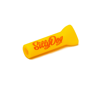 Piteira de Silicone - Silly Dog - 7mm - Laranja