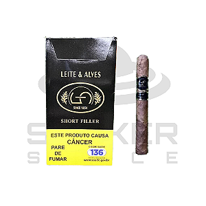 Charuto Brasileiro - Leite & Alves - Corona Short Filler - Petaca com 5