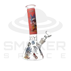 Bong De Vidro Rick and Morty - Estampa Vermelha