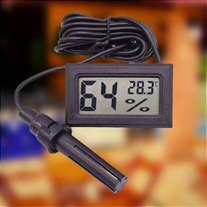 Mini Termômetro Higrômetro medidor de umidade e temperatura