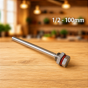 Kit Poço Termometrico Inox 1/2 BSP - 100mm