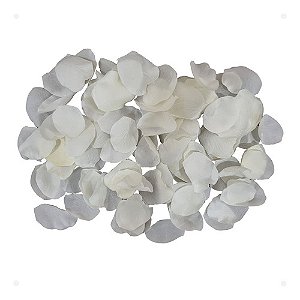 Pétalas De Rosas Brancas Artificiais Premium (500 Pétalas)