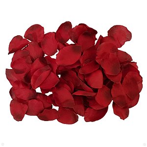 Pétalas De Rosas Vermelhas Artificiais Premium (300 Pétalas)