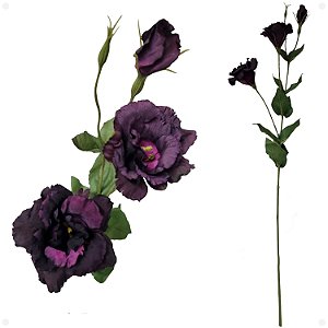 Galho de Lisianto Roxo Artificial Premium