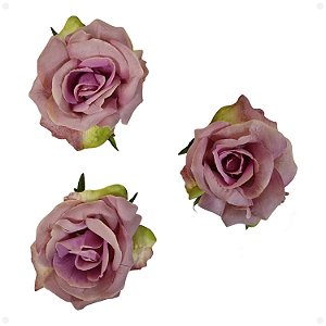 Rosa Flutuante Artificial Premium Kit com 3
