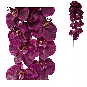 Orquidea Phalaenopsis Artificial Premium Luxo 105CM