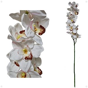 Orquidea Cimbidio Artificial Premium Luxo 90CM