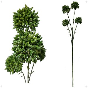 Flor Allium Alium Exótica Artificial Premium Luxo 60CM